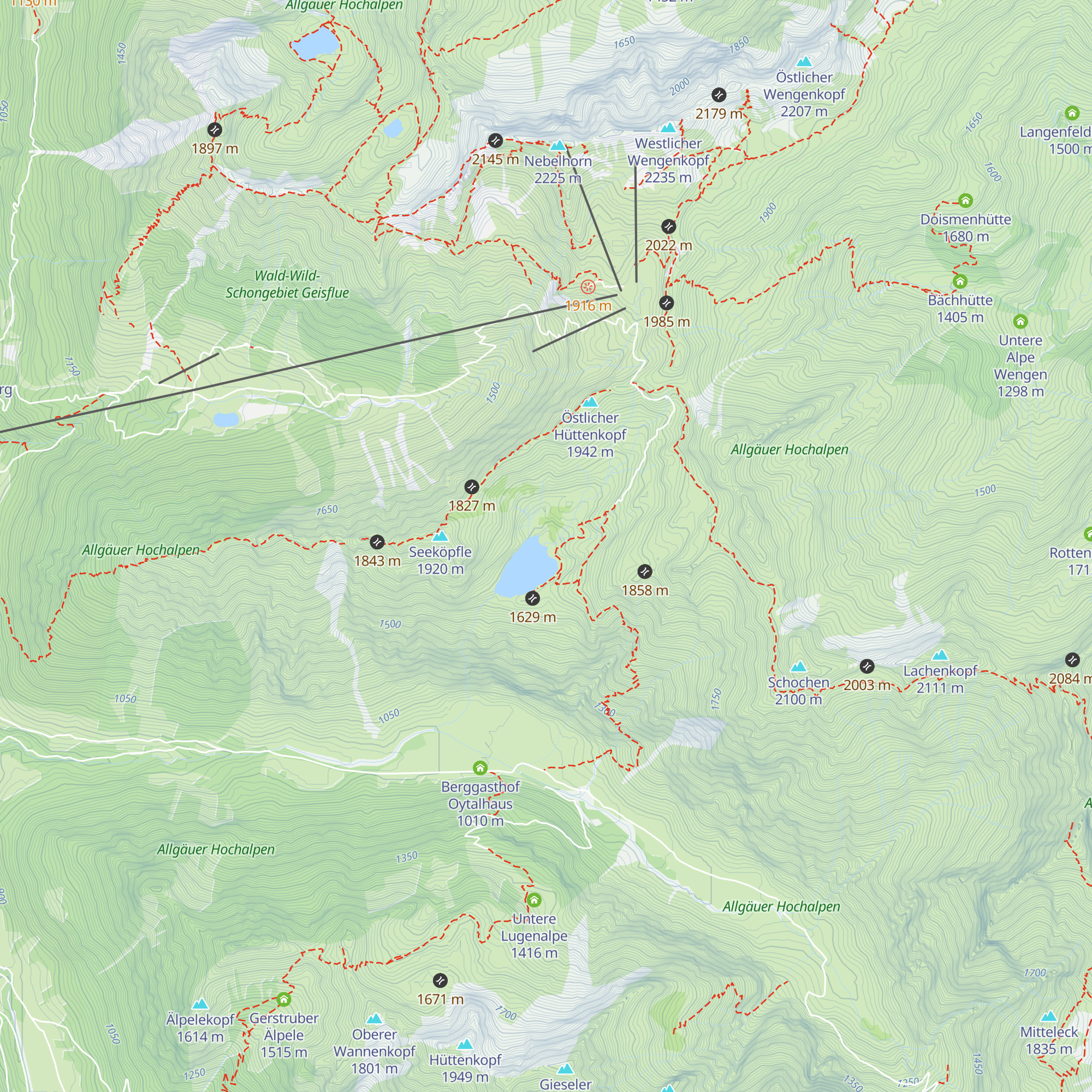 Fischerhütte map