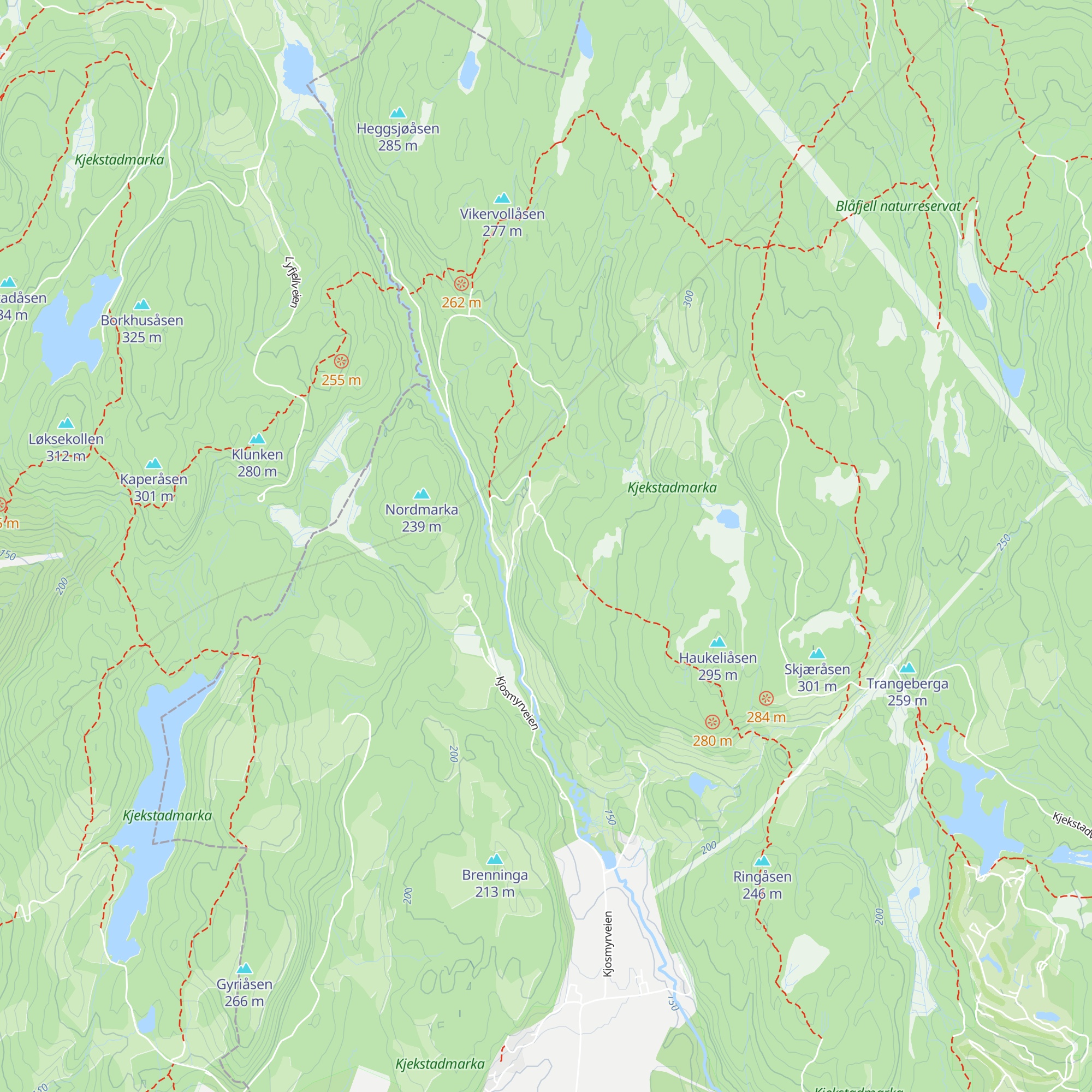 ROS-hytta map