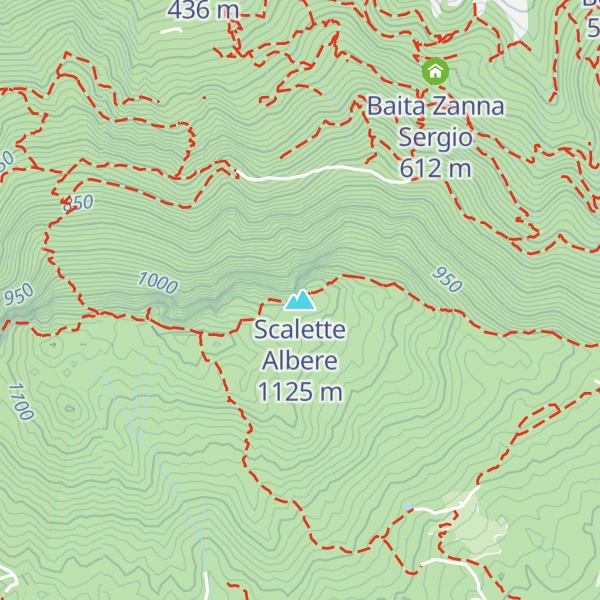 Map of Scalette Albere