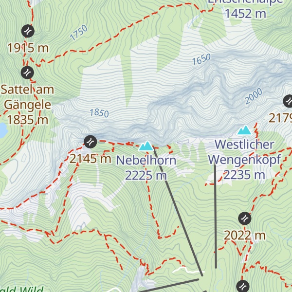 Map of Nebelhorn
