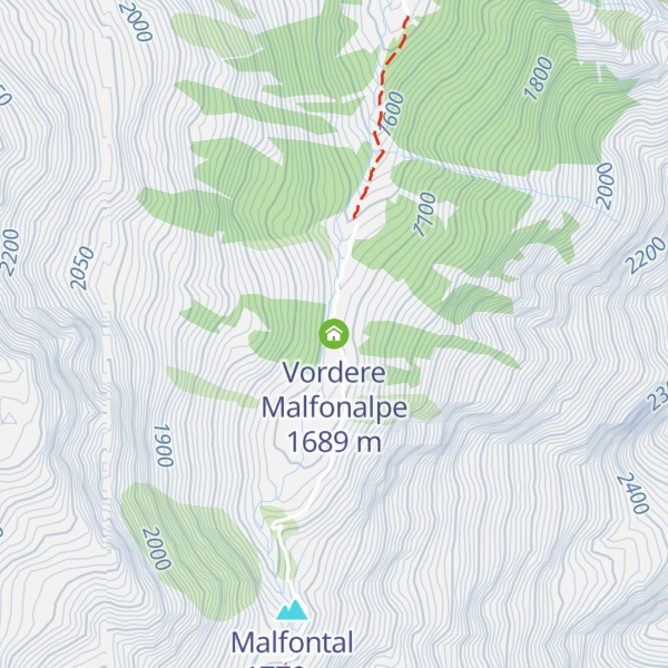 Map of Vordere Malfonalpe