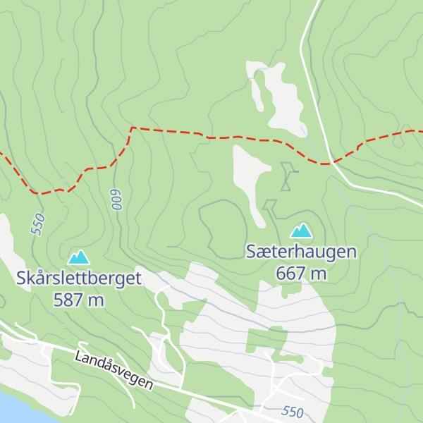 Map of Bergstuberget