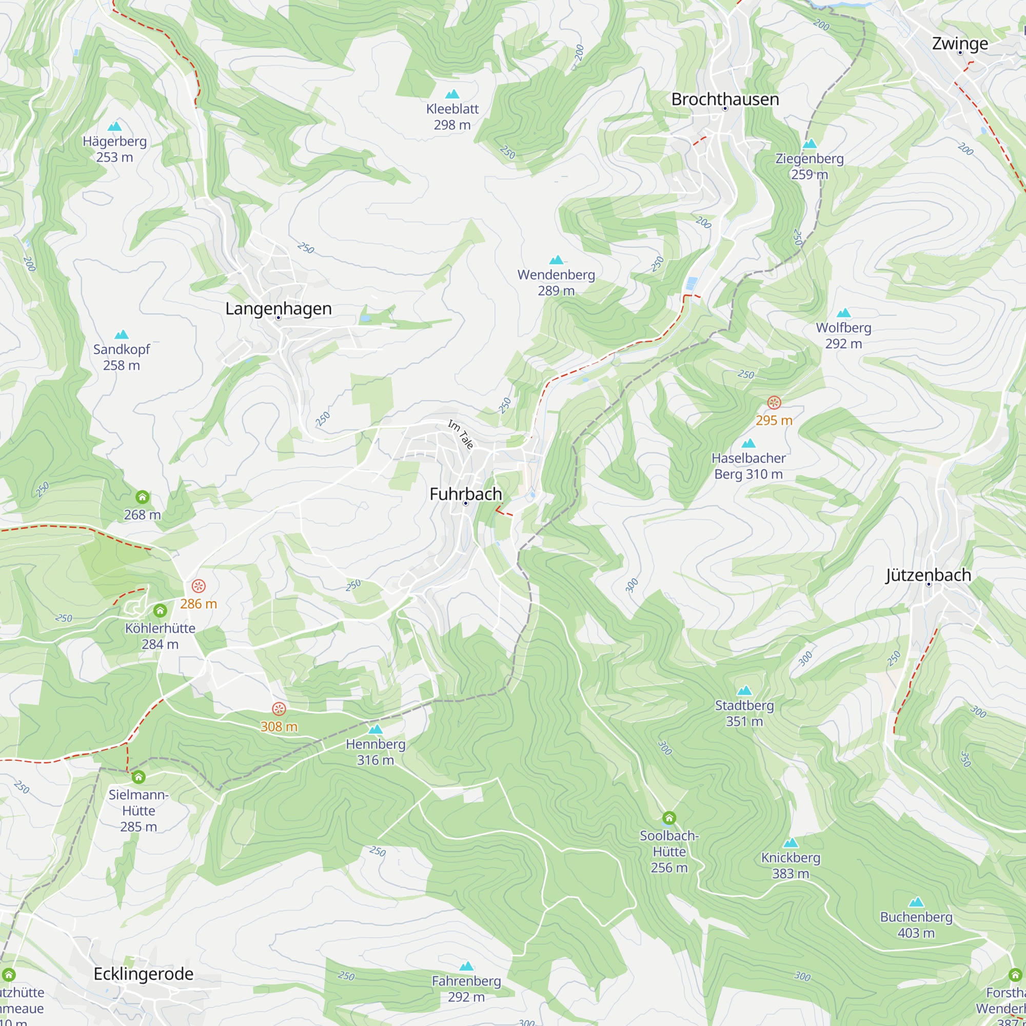 Schutzhütte Strauchpark-Fuchsloch map