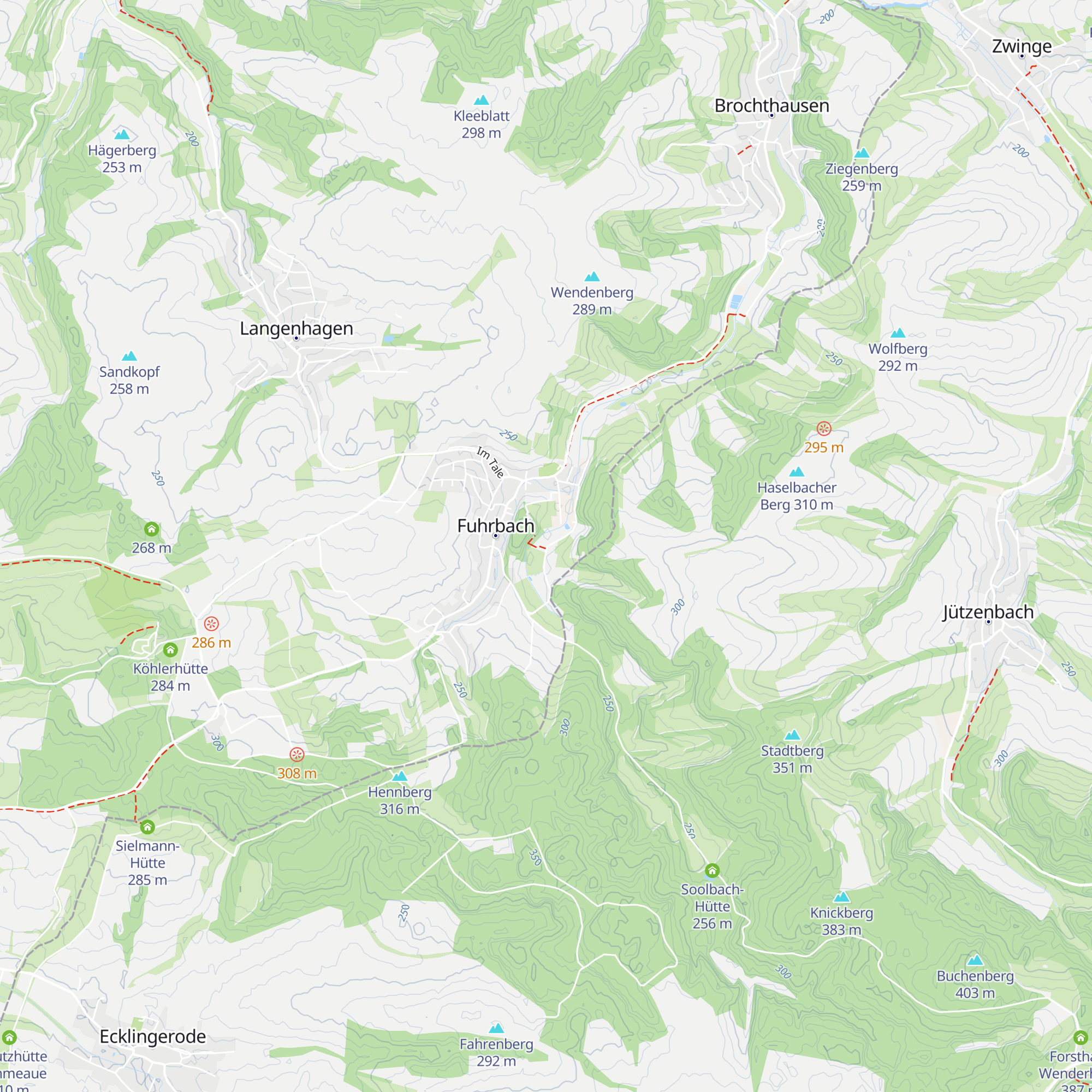 Schutzhütte Strauchpark-Fuchsloch map