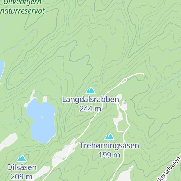 Map of Langdalsrabben