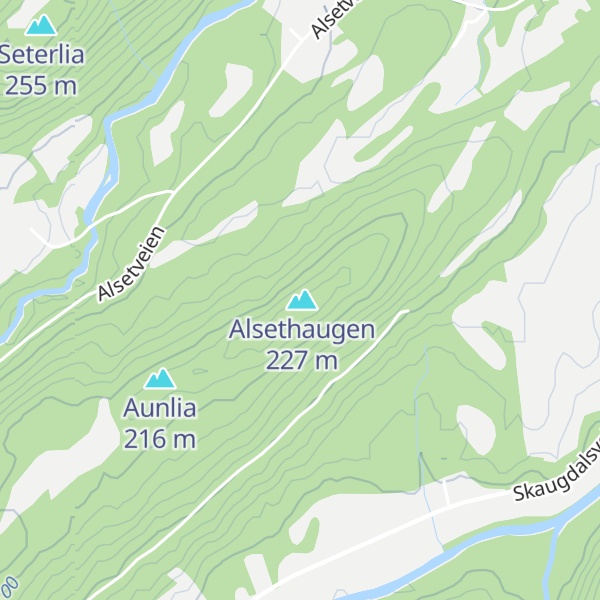 Map of Høgda