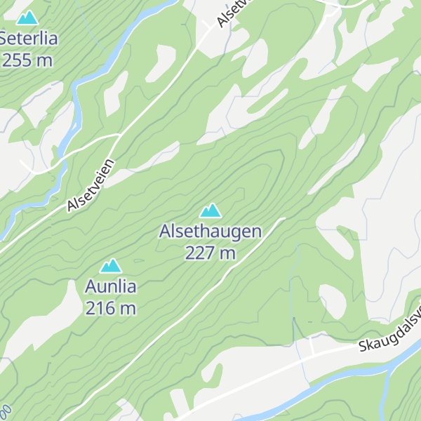 Map of Alsethaugen