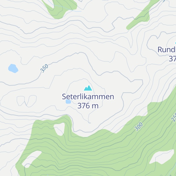 Map of Seterlikammen