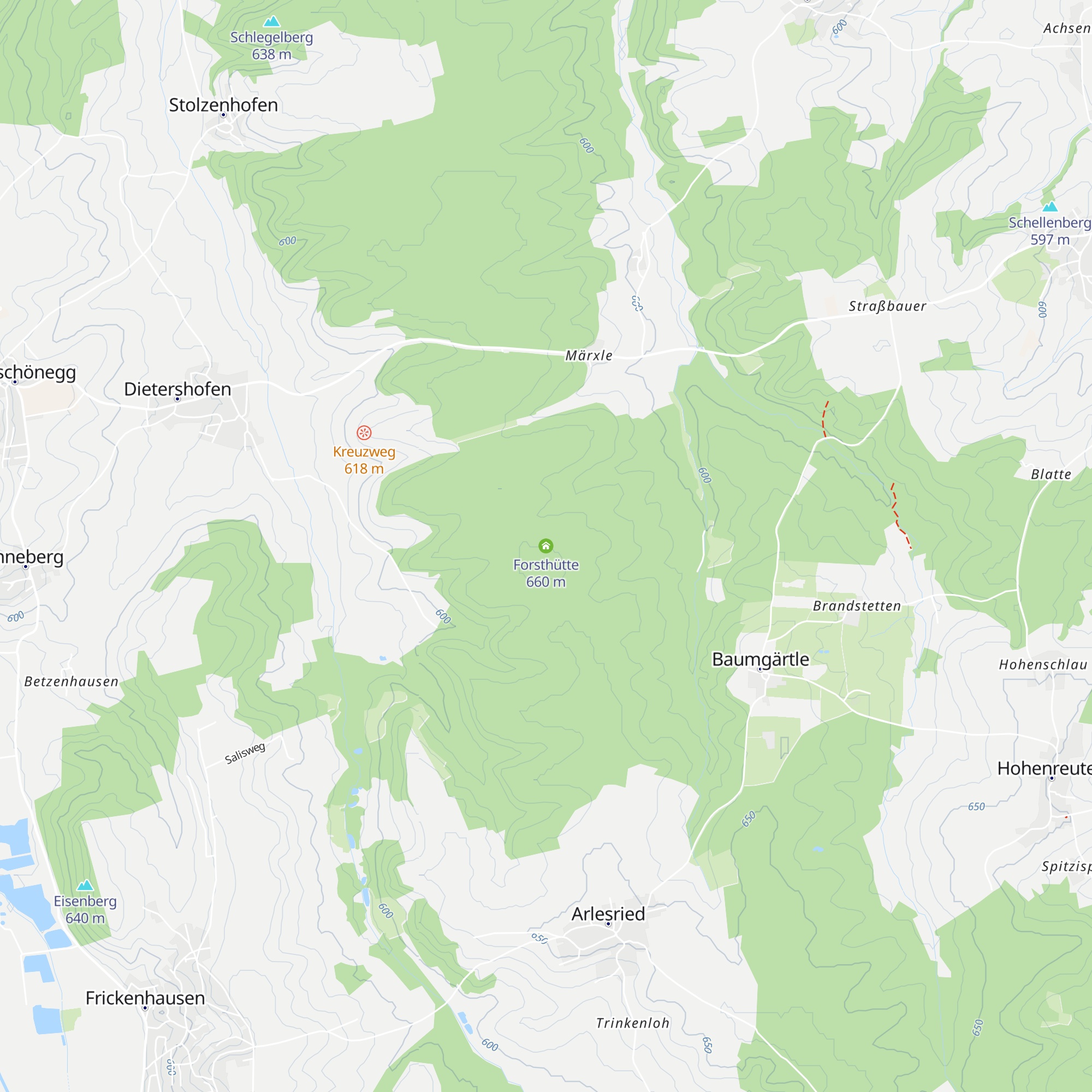 Forsthütte map