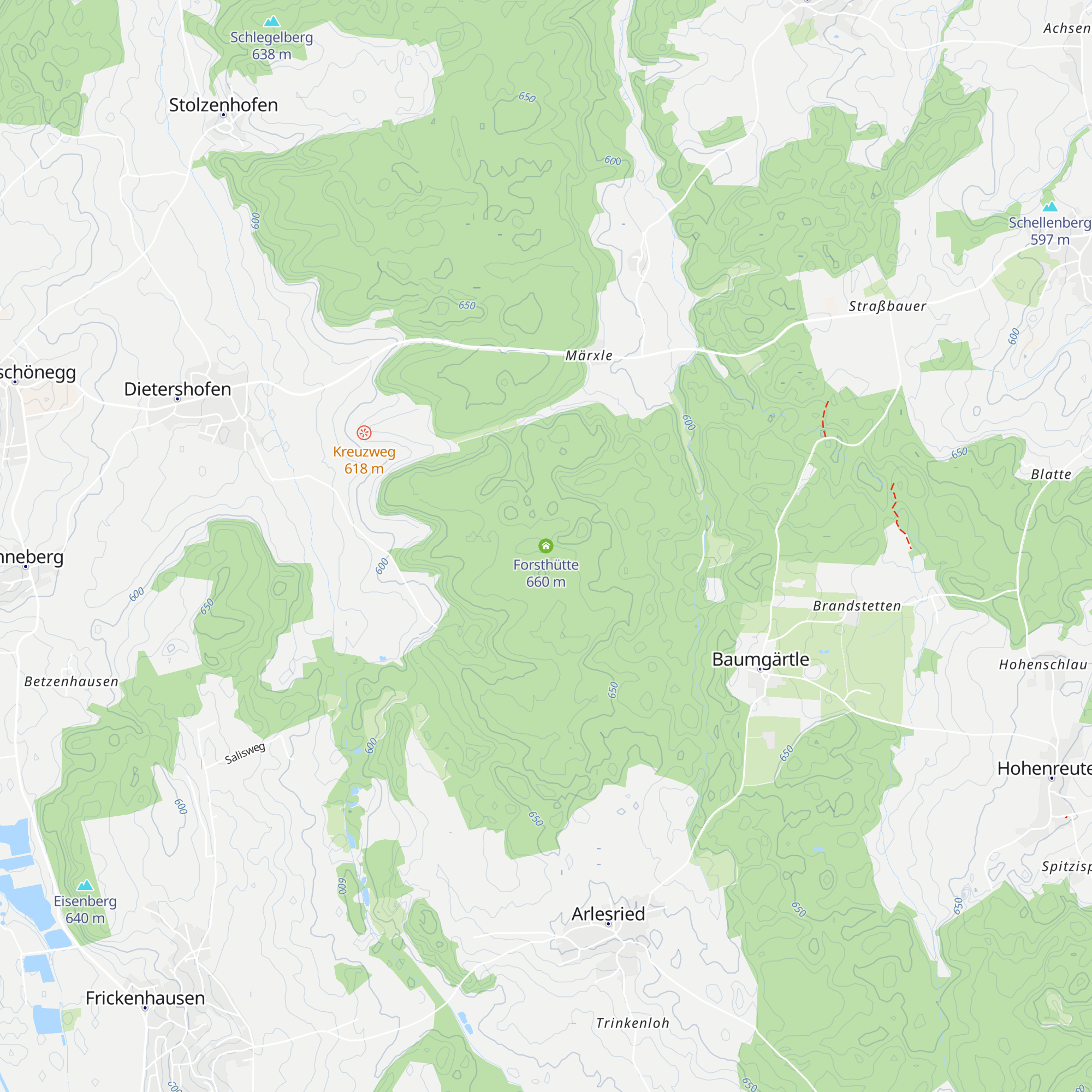 Forsthütte map