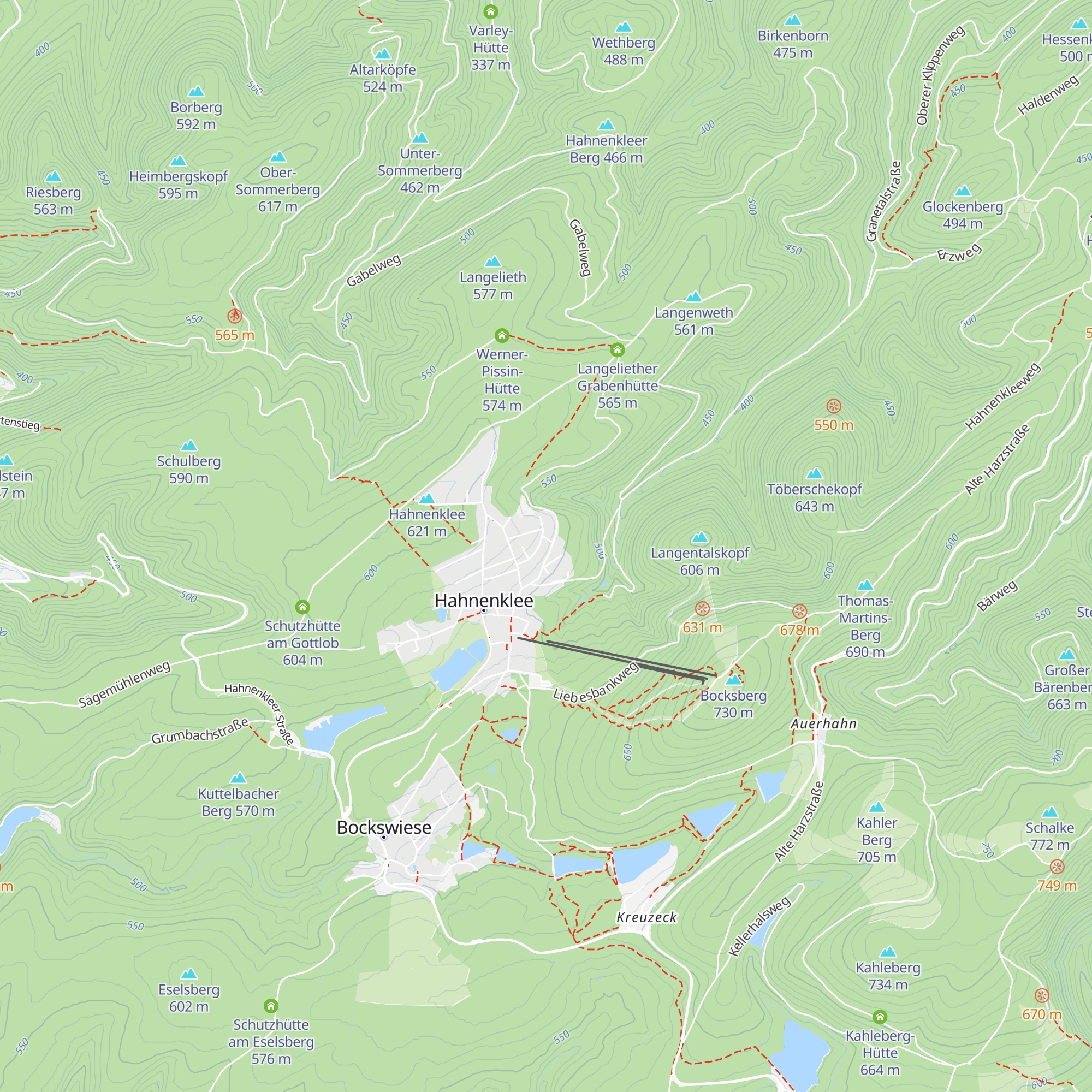 Comfort Hütte map