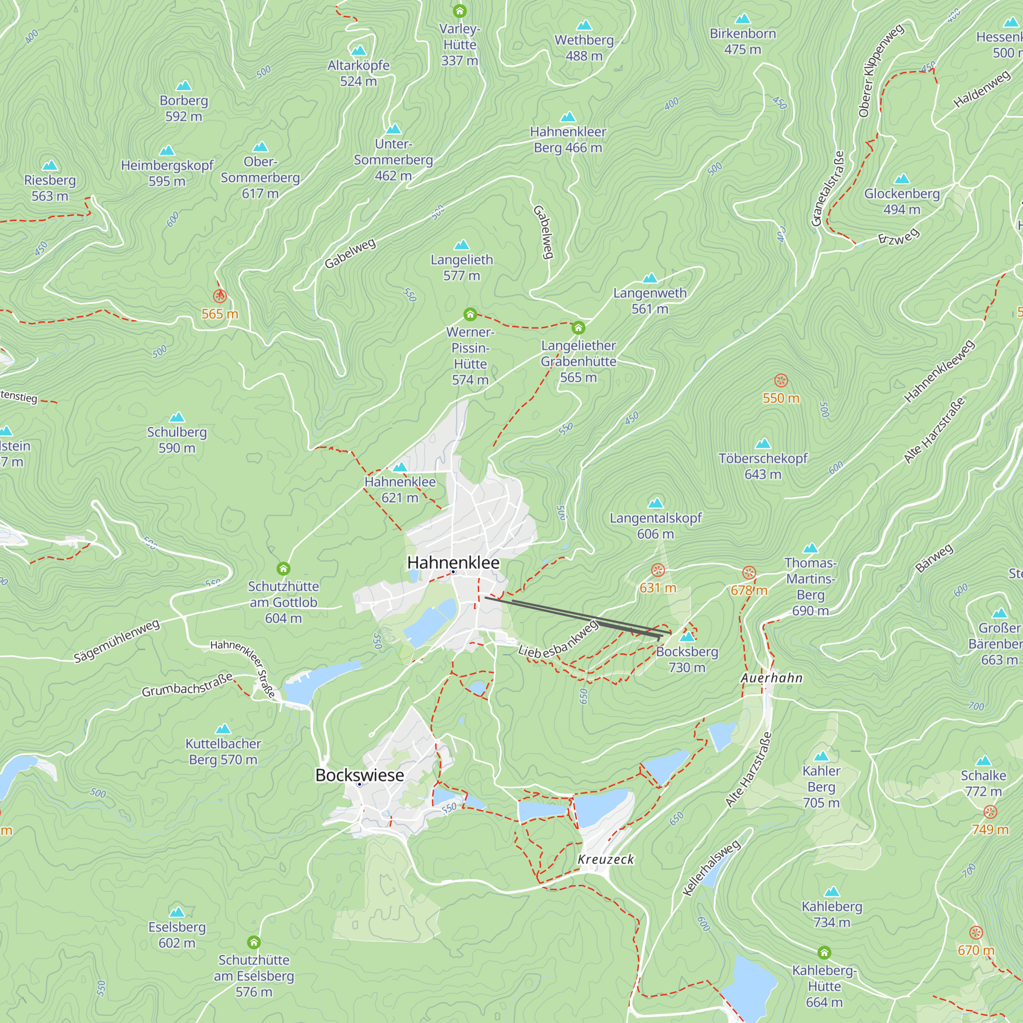 Comfort Hütte map
