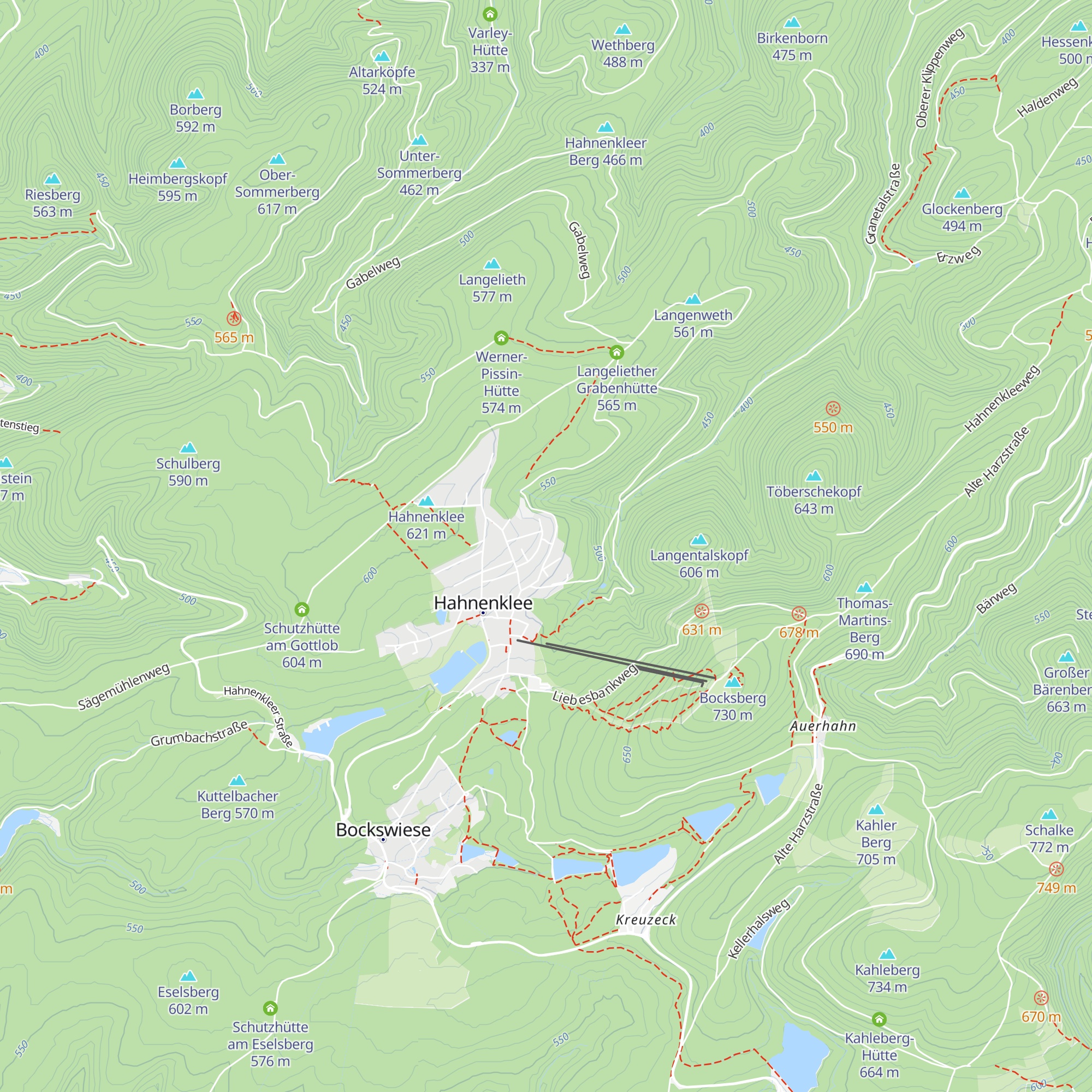 Kuschel Hütte map
