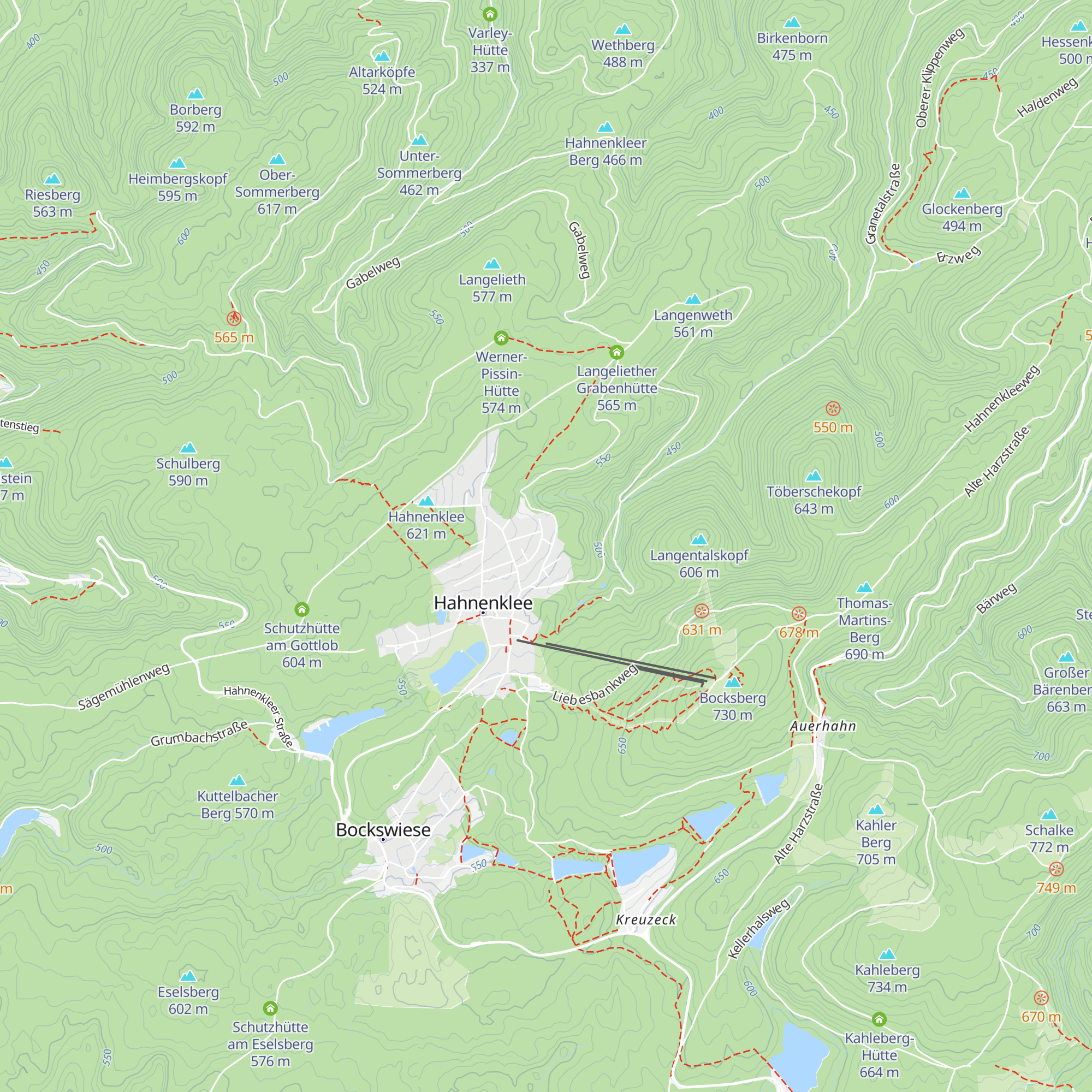 Kuschel Hütte map