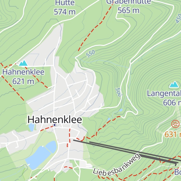 Map of Wellness Hütte