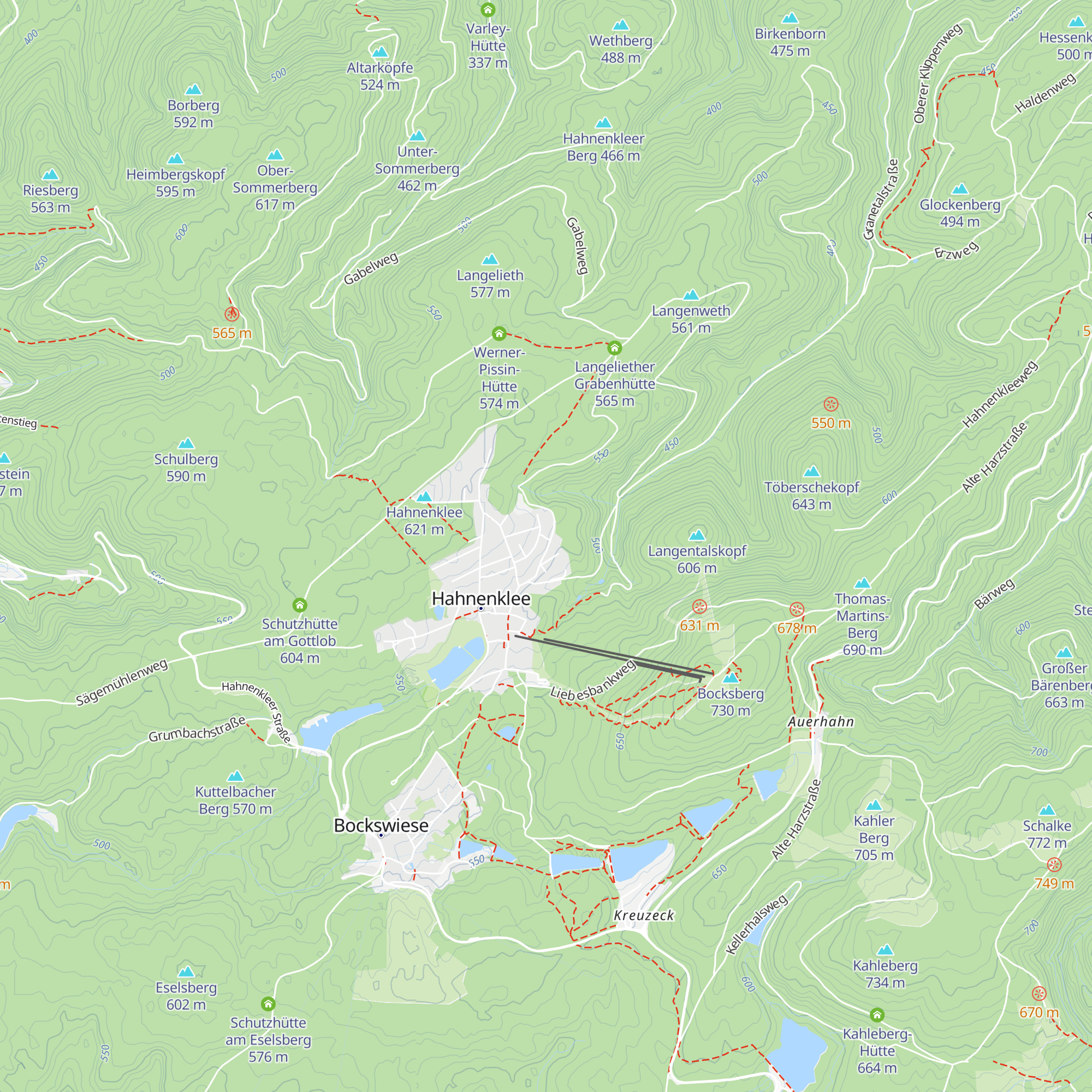 Wellness Hütte map