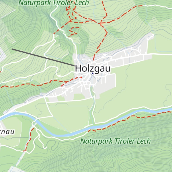 Map of Lechtal Tourismus