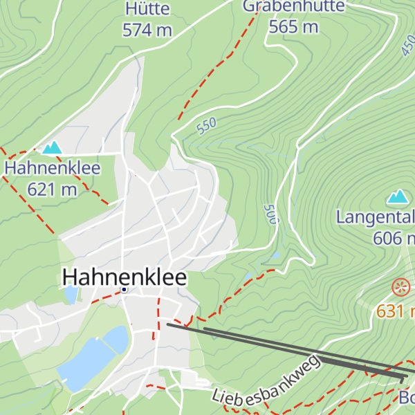 Map of Relax Hütte