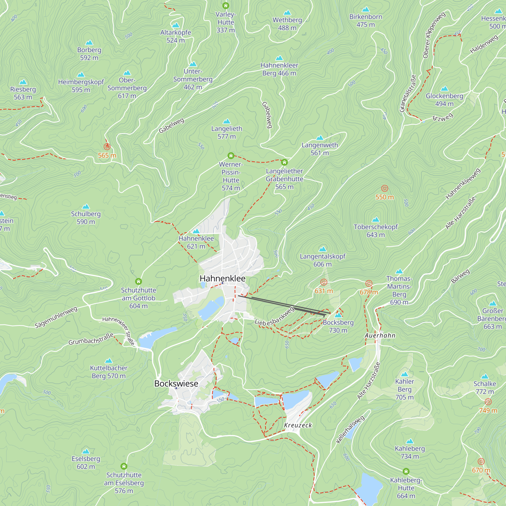 Relax Hütte map