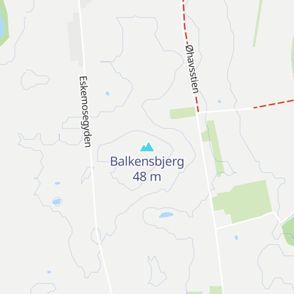 Map of Balkensbjerg