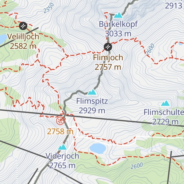 Map of Flimspitz