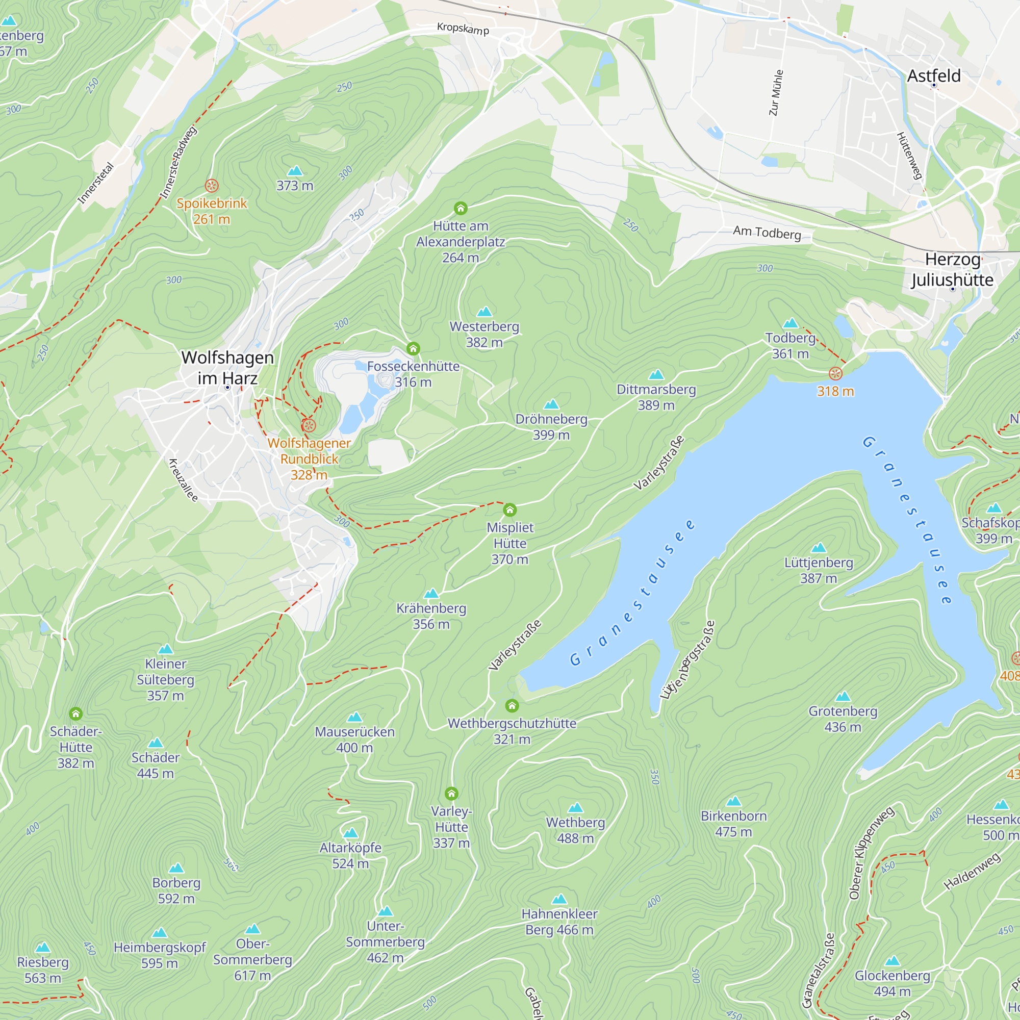 Mispliet Hütte map
