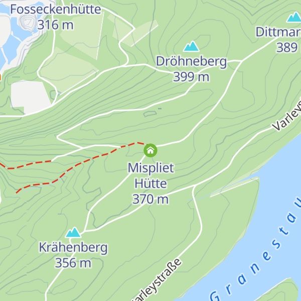 Map of Mispliet Hütte