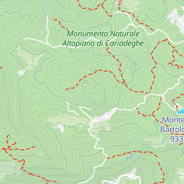 Map of Monte Zucco
