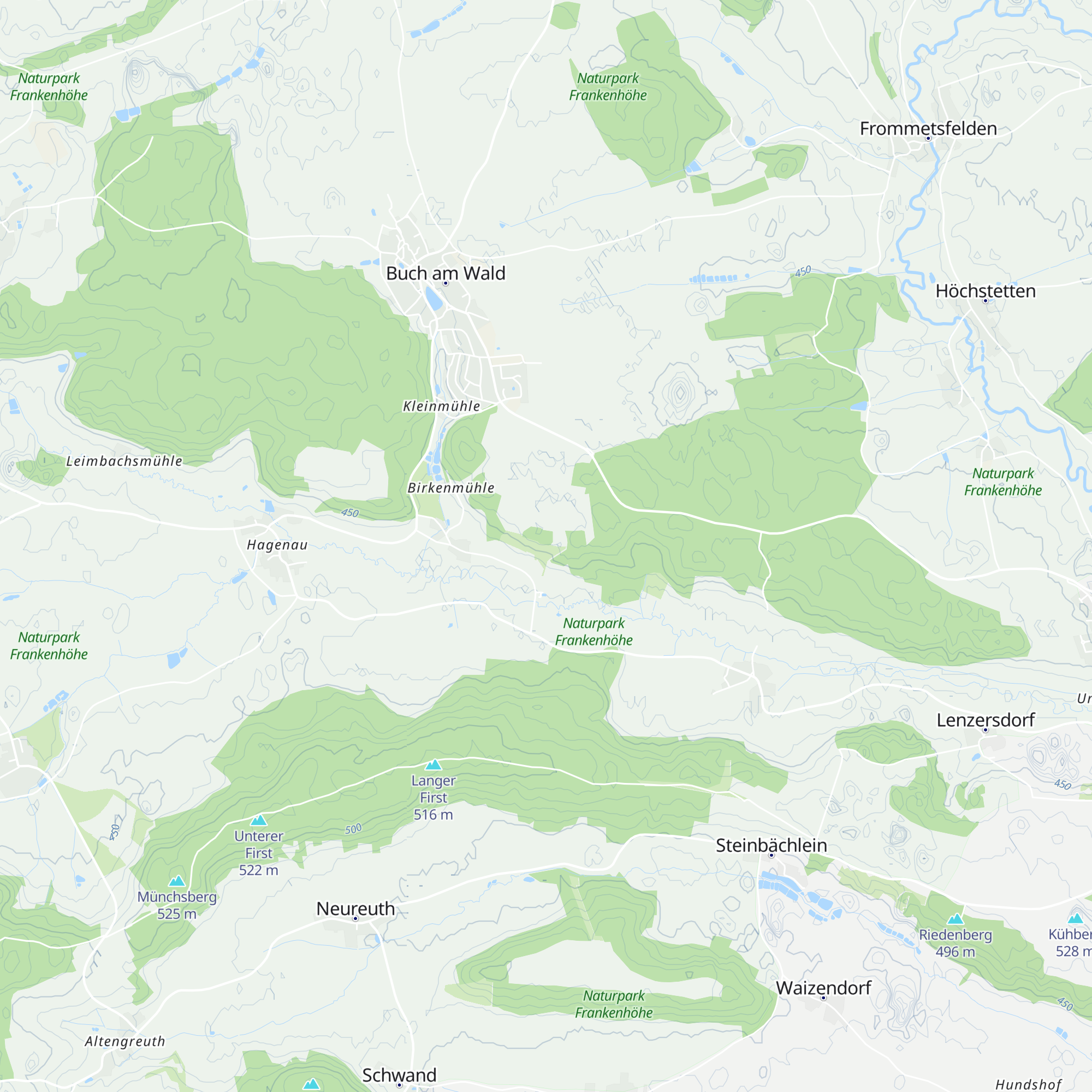 Alexanderhütte map