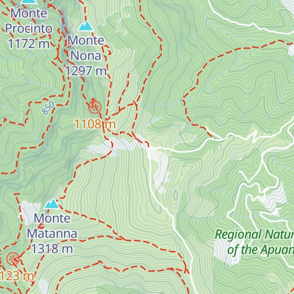 Map of Rifugio Albergo Alto Matanna