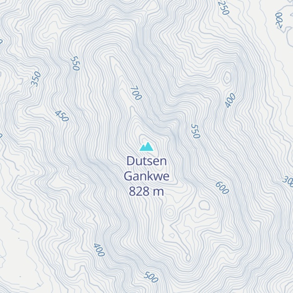 Map of Dutsen Gankwe