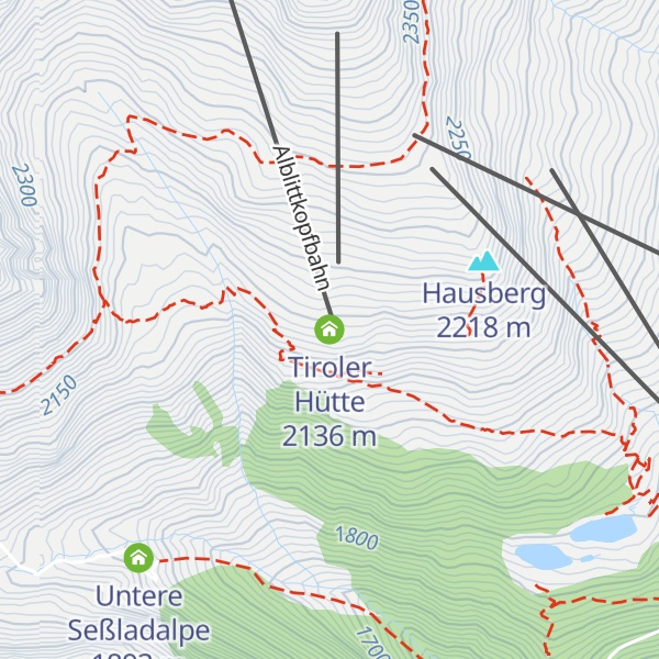 Map of Tiroler Hütte