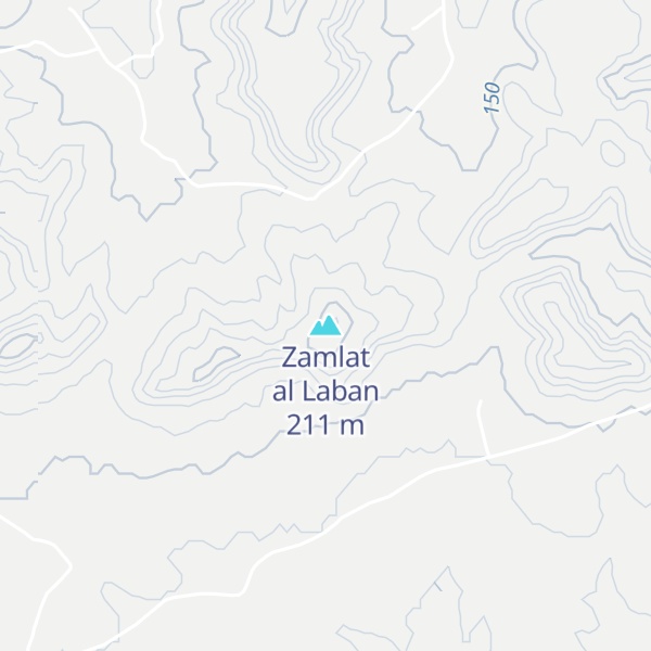 Map of Zamlat al Laban