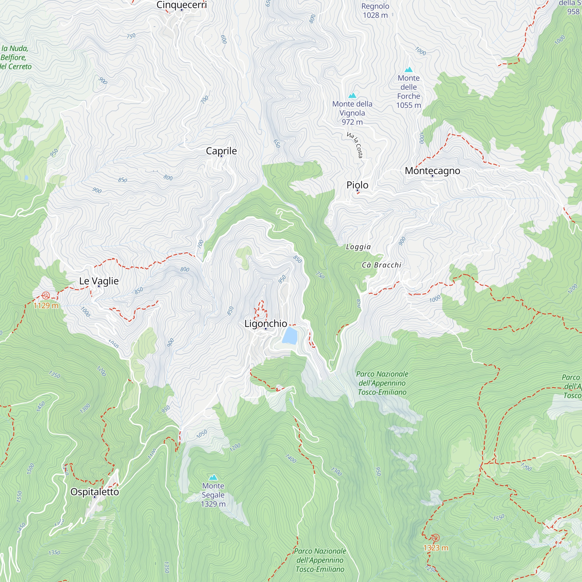 Rifugio dell'Aquila map