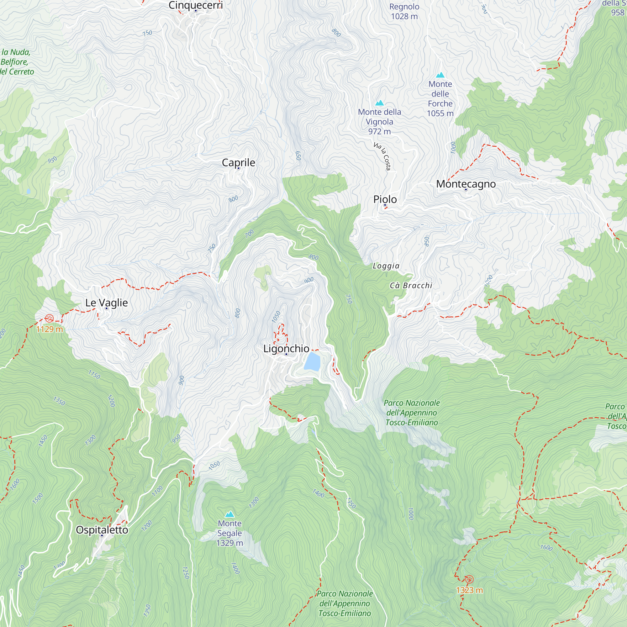 Rifugio dell'Aquila map
