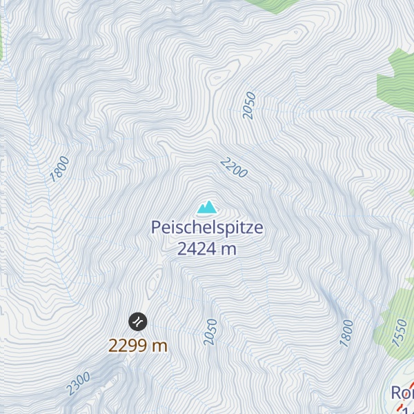 Map of Peischelspitze