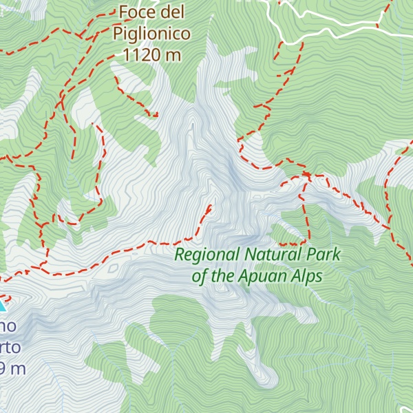 Map of Pania Secca