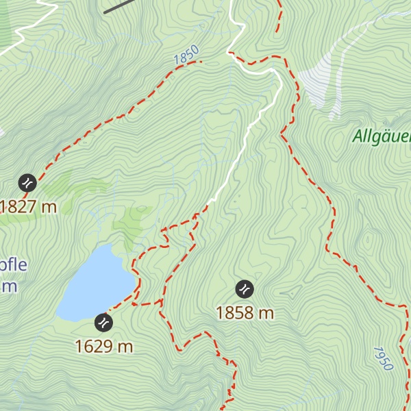 Map of Hintere Seealpe