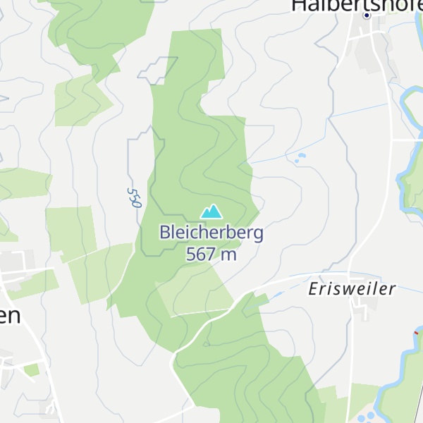 Map of Bleicherberg