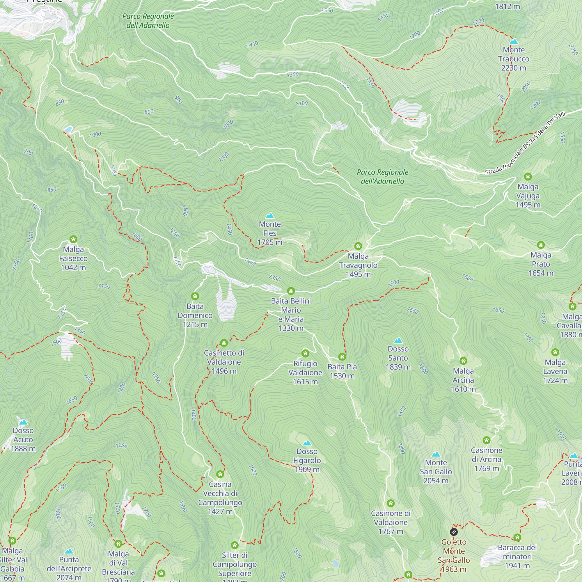Baita Bellini Mario e Maria map
