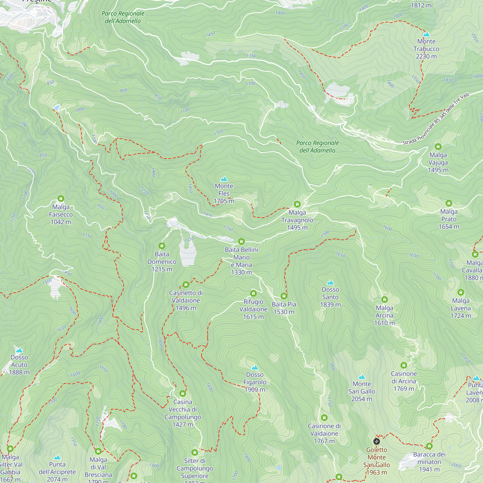 Baita Bellini Mario e Maria map