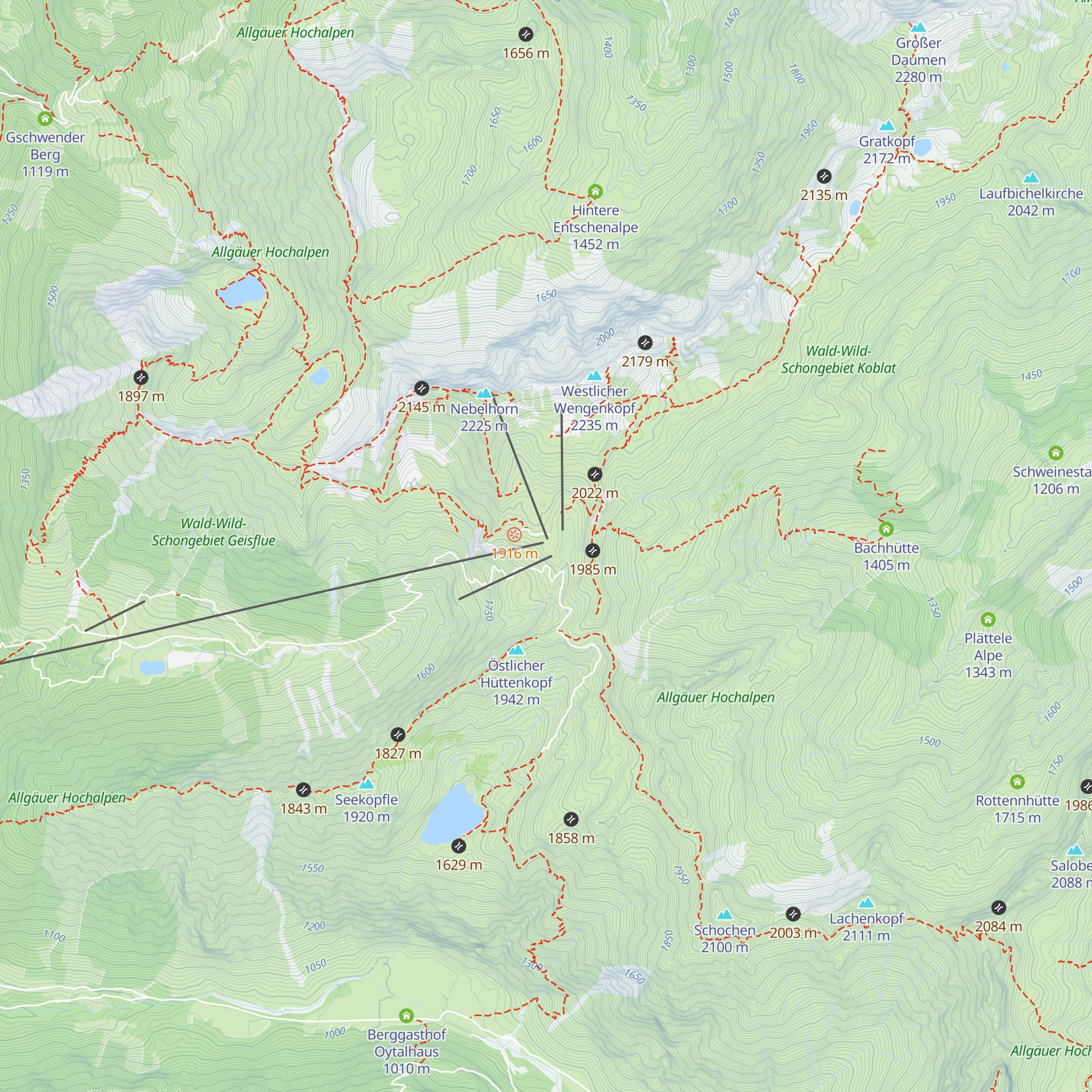 Nebelhorn Marktrestaurant map