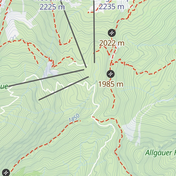 Map of Gaißalpe
