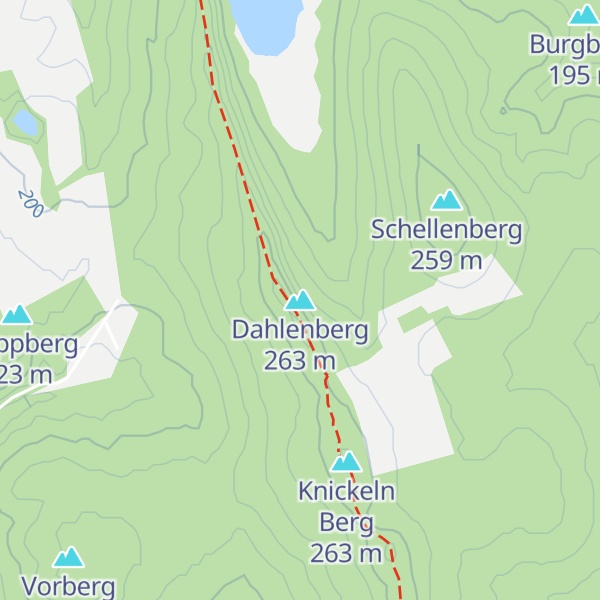 Map of Dahlenberg