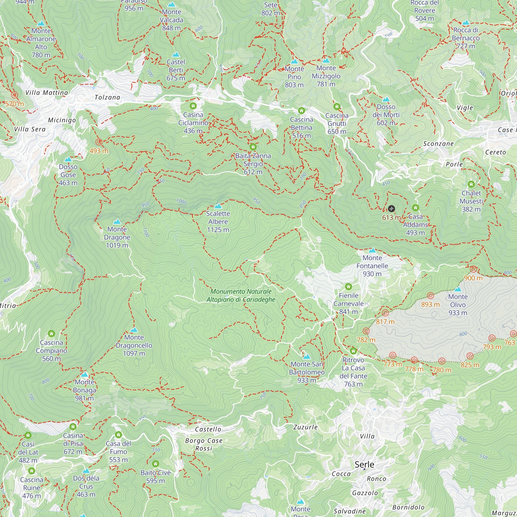 Cascina del Comune map