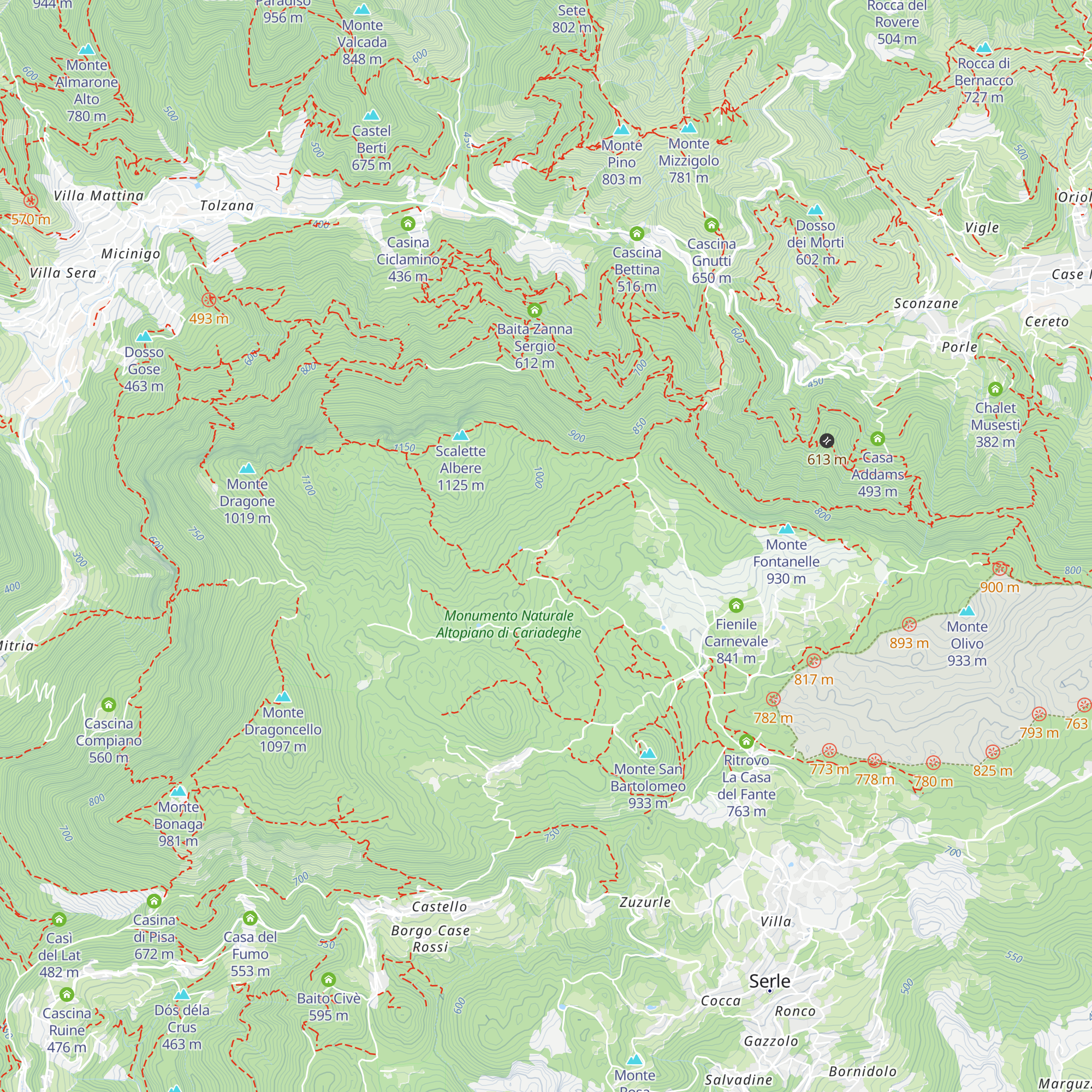 Cascina del Comune map