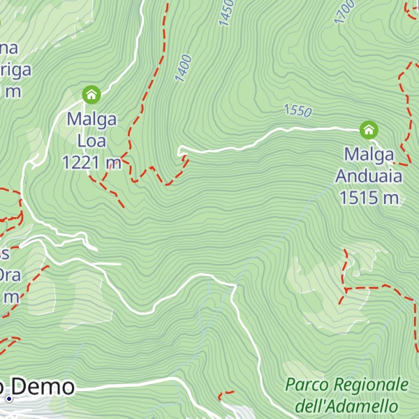 Map of Rifugio Alpini Monte