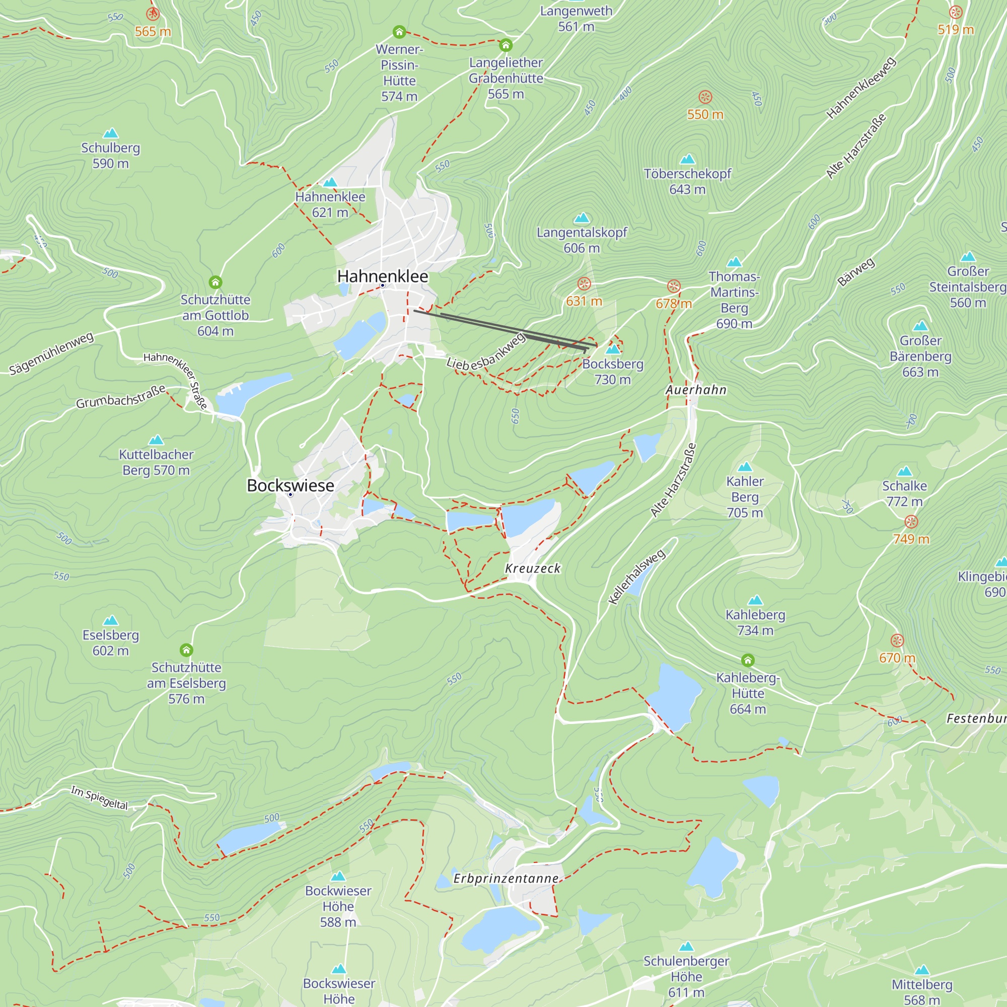 Schalker-Graben-Hütte map