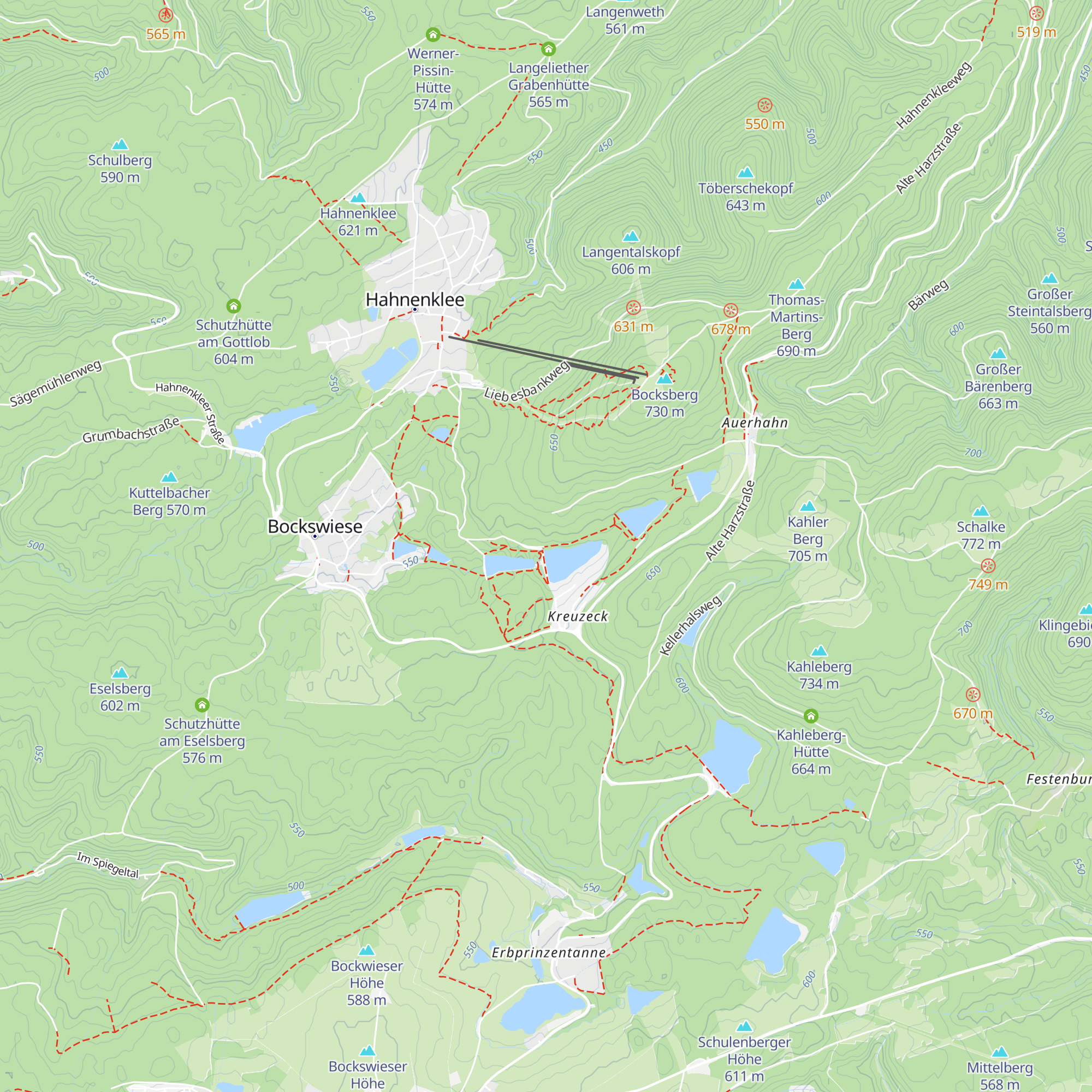 Schalker-Graben-Hütte map