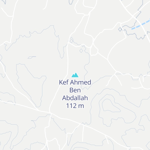 Map of Kef Ahmed Ben Abdallah